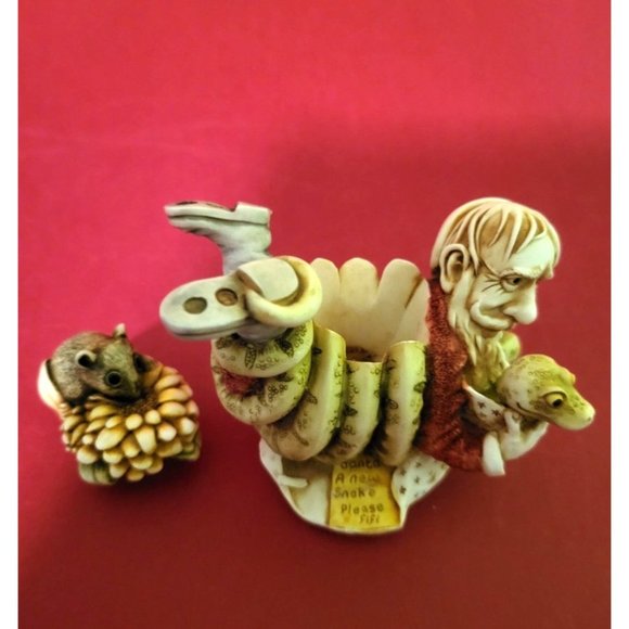 Fifi A New Snake Please "Gift Wrapped" by Harmony Kingdom England Carver Peter C - Picture 6 of 13